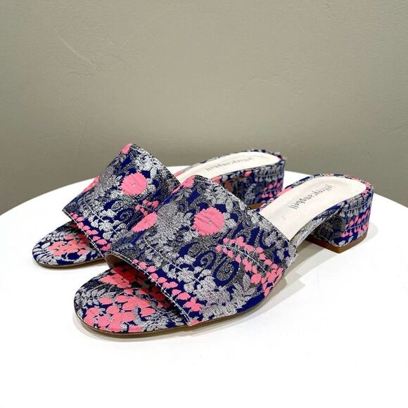 Jeffrey Campbell Floral Block Heel Sandals - Size: 8 - Picture 4 of 10